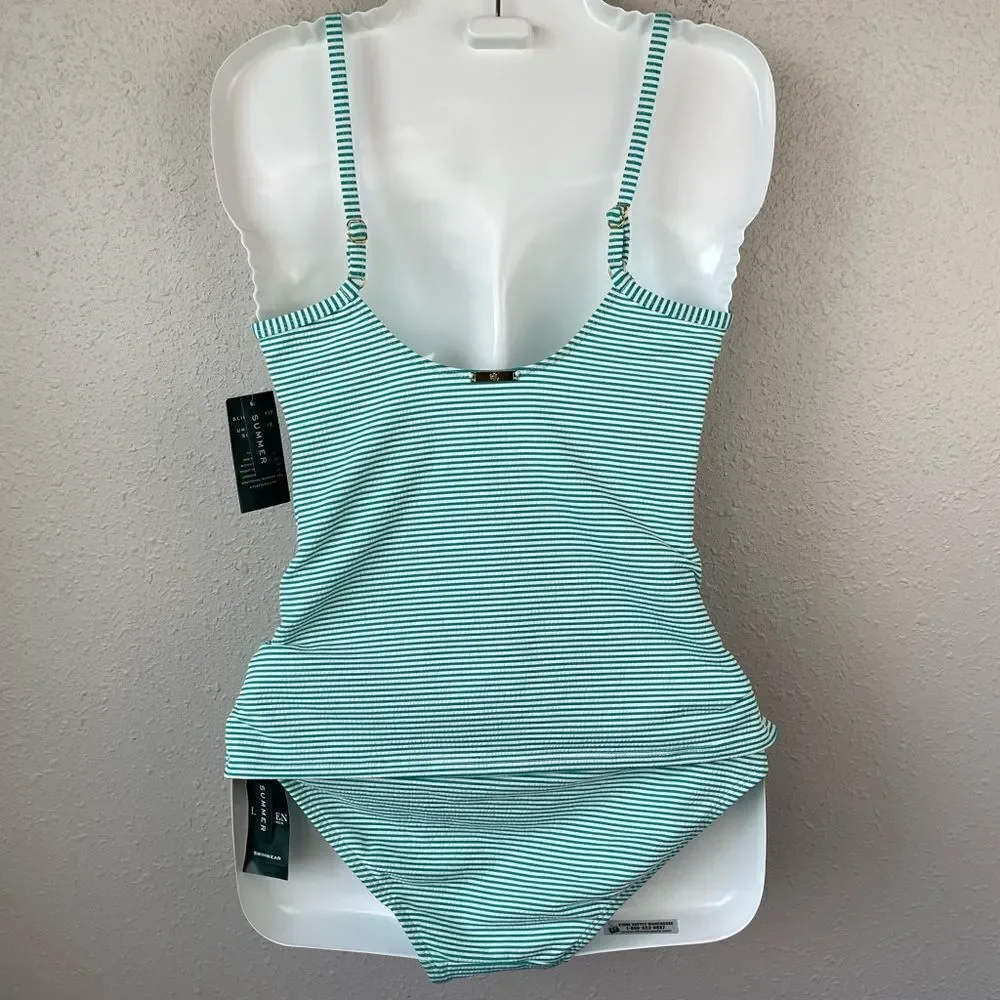 NWT Lauren Ralph Lauren Tankini and Matching Swim Bottoms Sizes 6 or 14